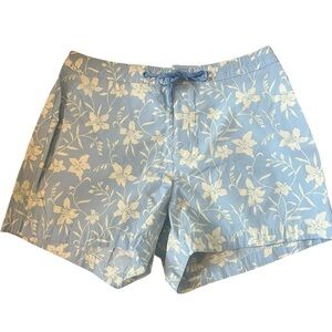 GAP Light Blue Floral Women's Athletic / Board Shorts